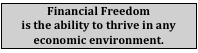 Financial Freedom Statement